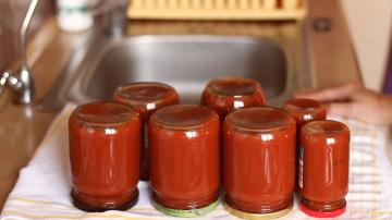 Sos de tomate de casă pentru iarnă 🍅 de recoltă Ketchup
