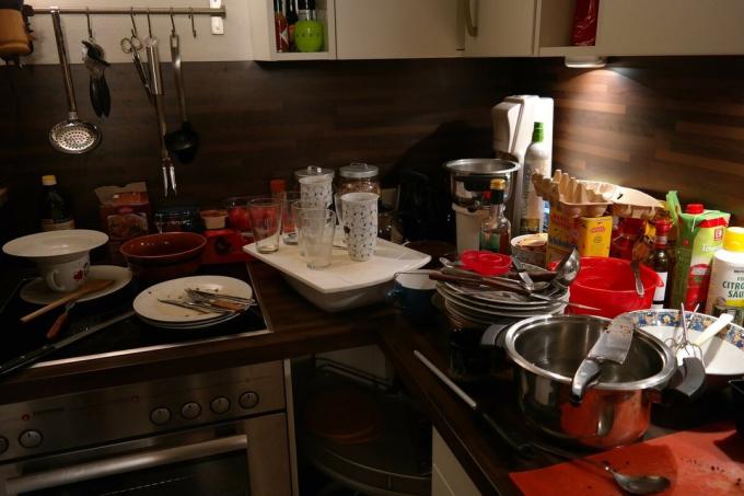 Bucătărie după petrecere. Fotografii - Hans